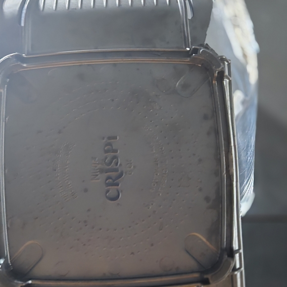 CRISPI Silver Metal Container - Picture 1 of 7